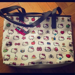 *Brand New* Hello Kitty Emoji Pebble Tote